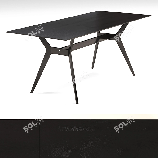 Versatile Folding Table Narvik by R-Home 3D model image 3