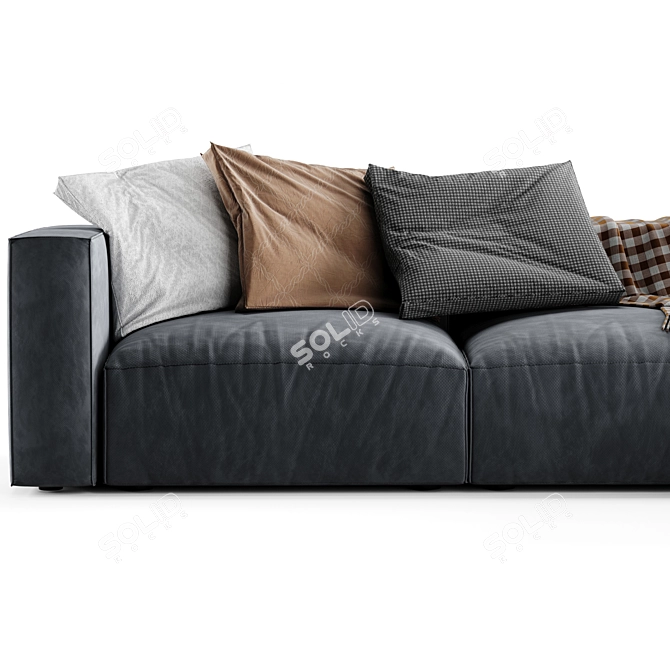 Nils Corner Sofa: Modern Elegance by Ligne Roset 3D model image 3