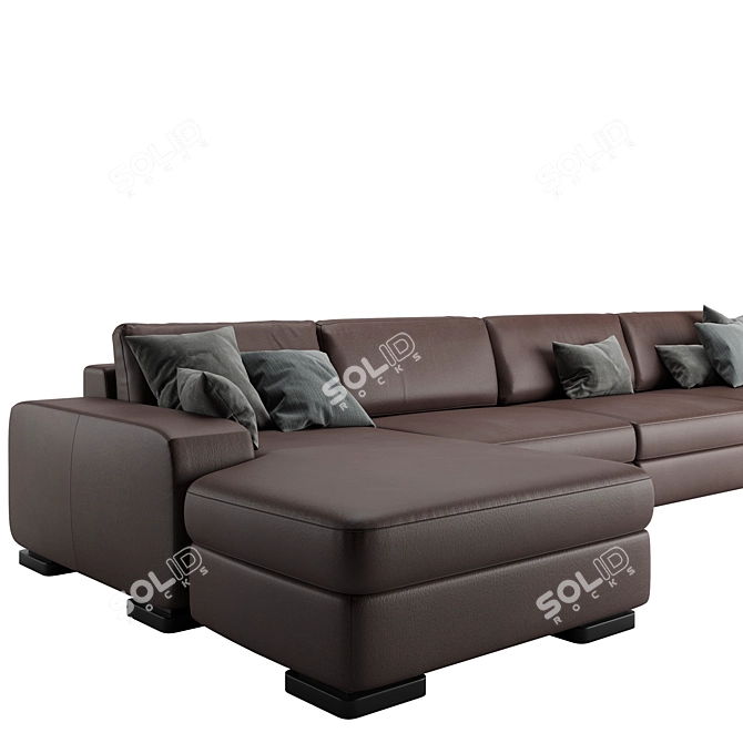 Elegant Pianca Meridiano Sofa 3D model image 2