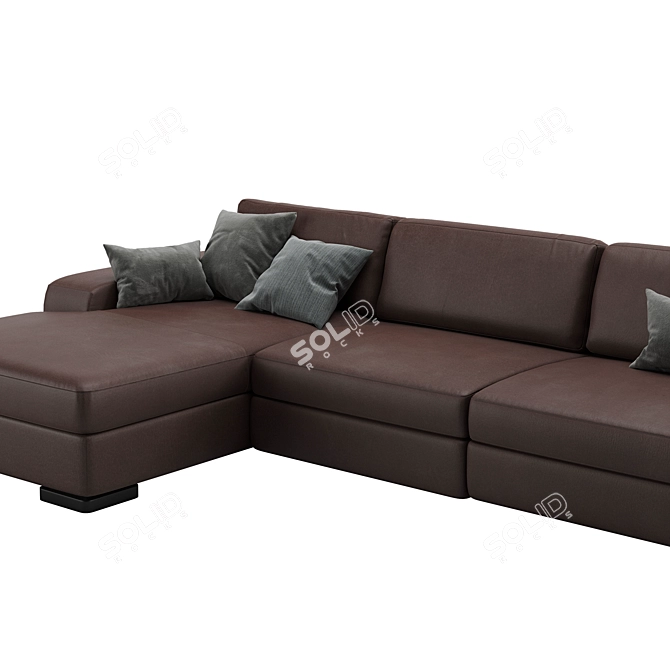 Elegant Pianca Meridiano Sofa 3D model image 3