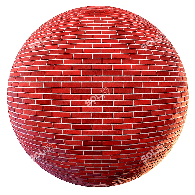 Seamless Brick Textures - 4 Color PBR 3D model image 5