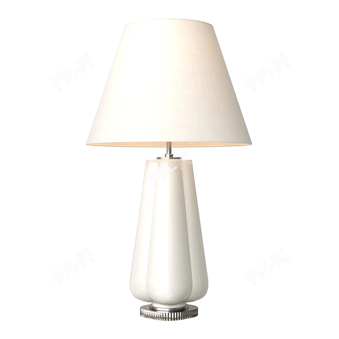 Elegant Penelope Table Lamp 3D model image 4