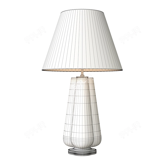 Elegant Penelope Table Lamp 3D model image 5