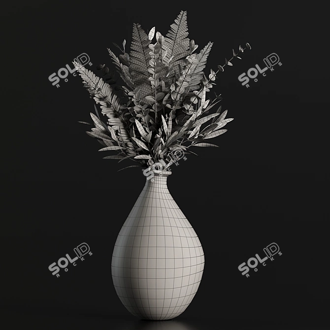 Botanical Bliss Bouquet 3D model image 3