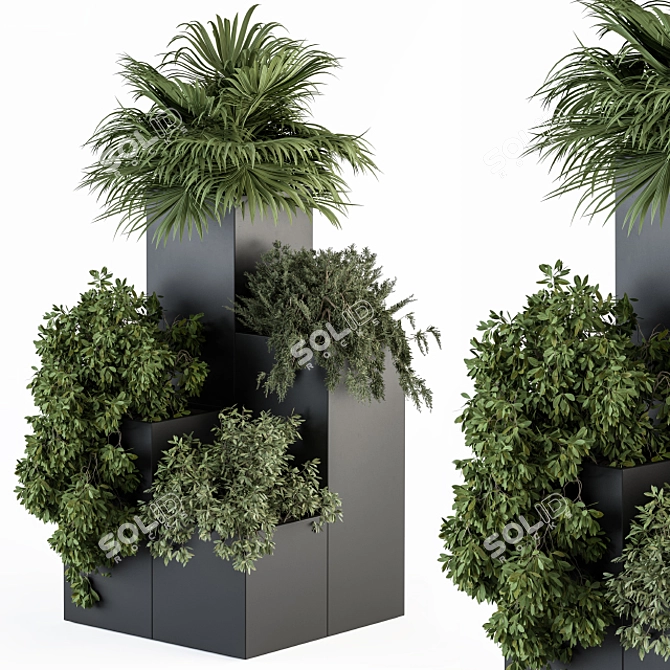Lush Greenery Collection 3D model image 1