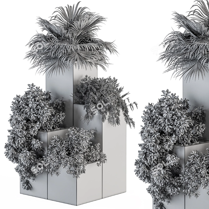 Lush Greenery Collection 3D model image 6