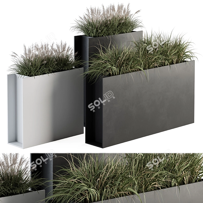 Green Oasis - Outdoor Grass Set 3D model image 1