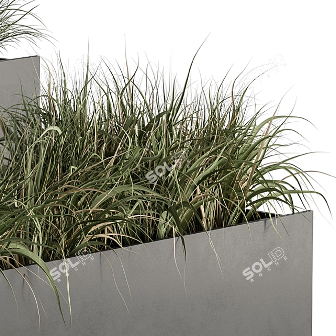 Green Oasis - Outdoor Grass Set 3D model image 4