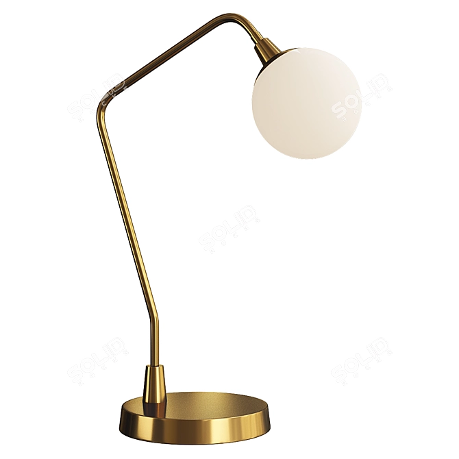 Elegant Briar Table Lamp 3D model image 1