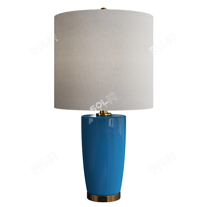 Elegant Bolshaw Lamp Set 3D model image 1