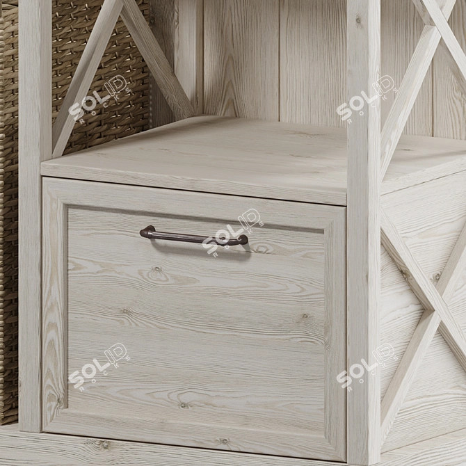 Modern Console Table 3D model image 3