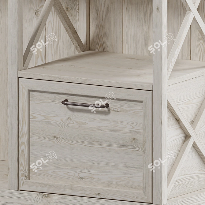 Modern Console Table 3D model image 8