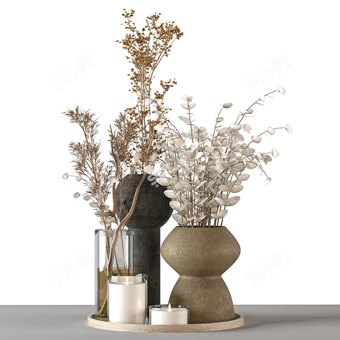 Autumn Harvest Bouquet Set 3D model image 2