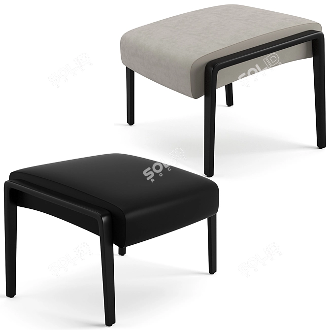 Nairobi Lounge Chair: Luxury Comfort for Your Home 3D model image 6