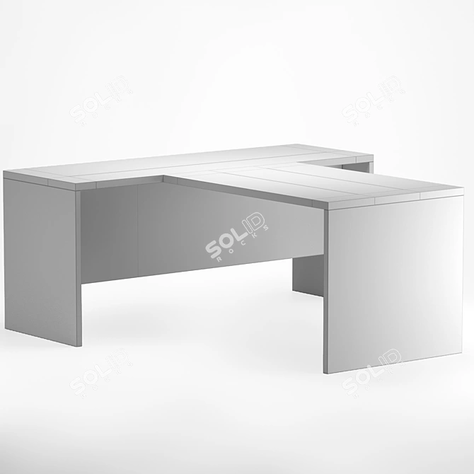 Versatile Home Office Table 3D model image 2