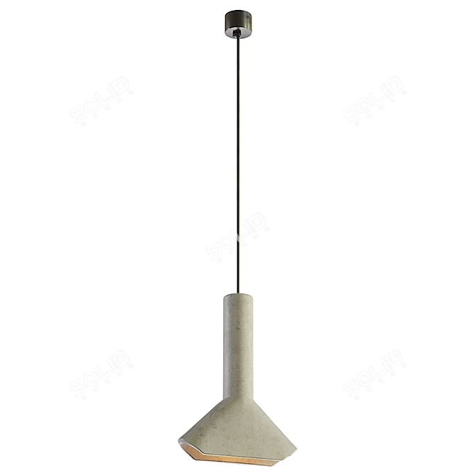 Modern Rudi Pendant Lamp by Lampatron 3D model image 2