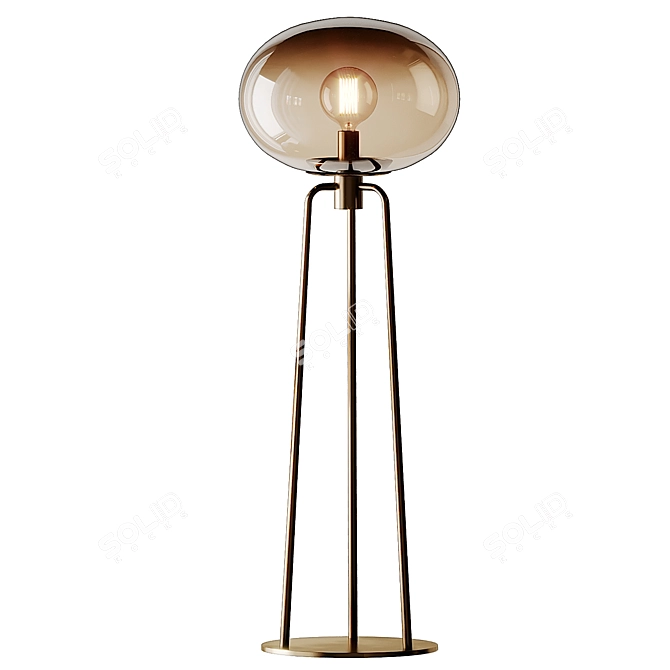 Globo Floor & Table Lamp Set 3D model image 2