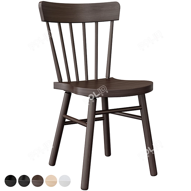 Norraryd Chair: Stylish and Functional 3D model image 3