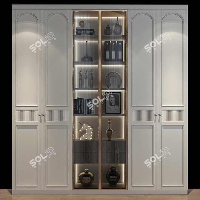 Stylish Cabinet Furniture for Organized Spaces 3D model image 1