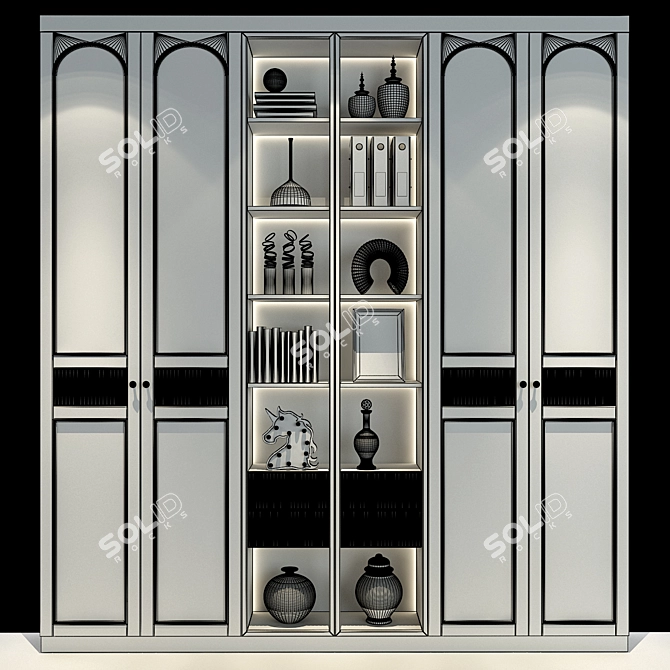 Stylish Cabinet Furniture for Organized Spaces 3D model image 2