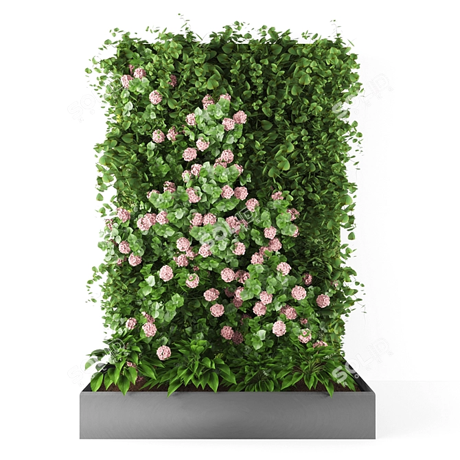 Modular Green Wall System 3D model image 1