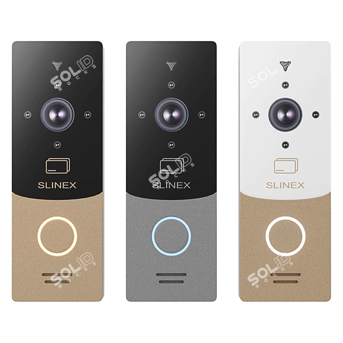 Slinex ML-20CR Video Door Speakerphone 3D model image 2