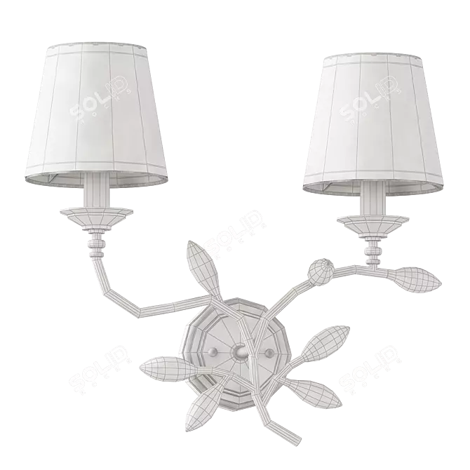 Modern Odine Wall Lamp 3D model image 2