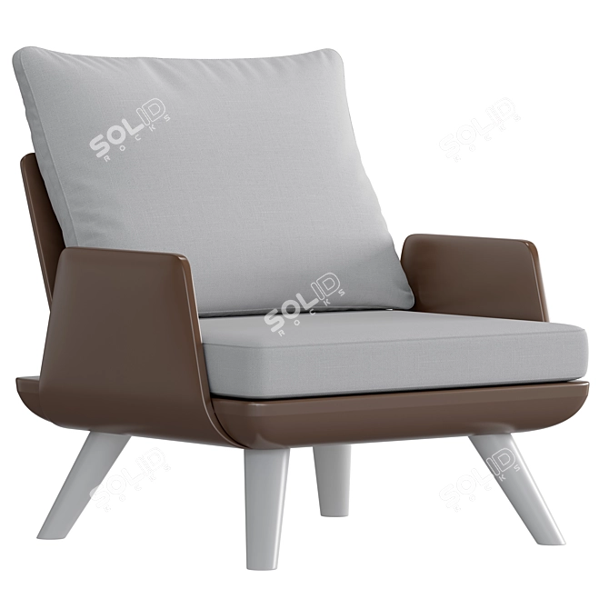 Myyour SAMURAI Garden Chair 3D model image 2