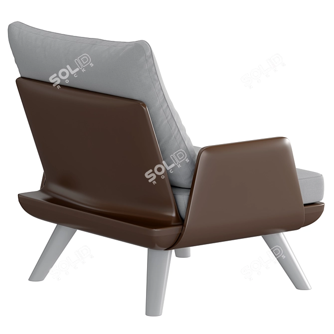 Myyour SAMURAI Garden Chair 3D model image 4
