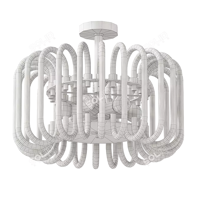 Sleek Design Lamp - Ailin 3D model image 2