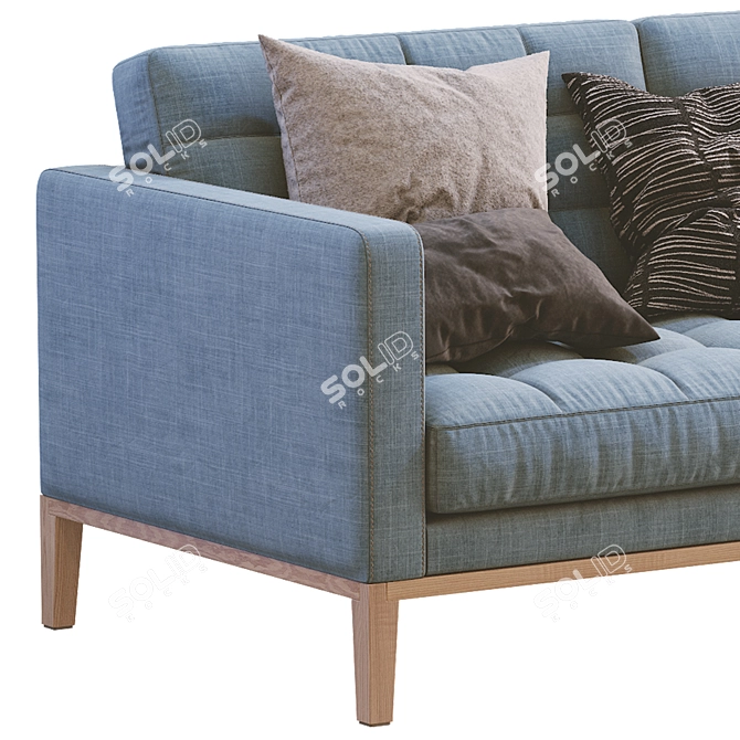 Contemporary AC Lounge Sofa 3D model image 6