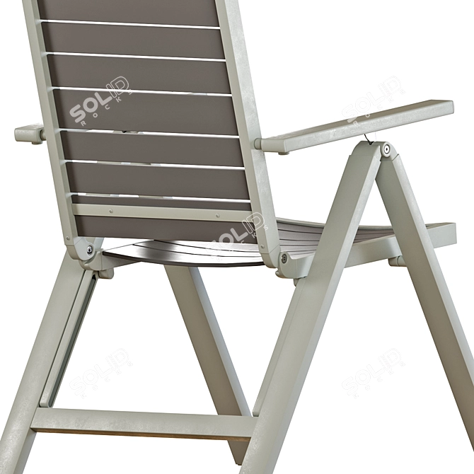 Outdoor Dining Set: IKEA SJÄLLAND Table & Chairs 3D model image 2