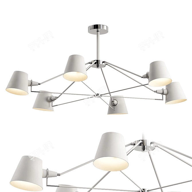 Freya Abigai Chandelier 3D model image 1