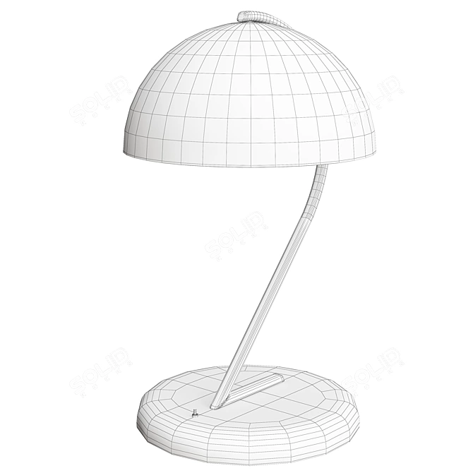 Elegant Desk Lamp: Jean Perzel 2013 3D model image 2