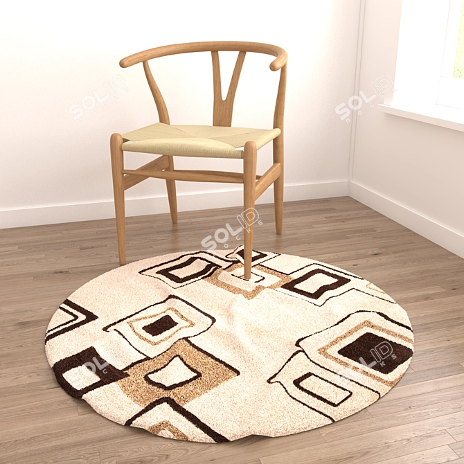 Versatile Rug Set: 8 Variations 3D model image 2