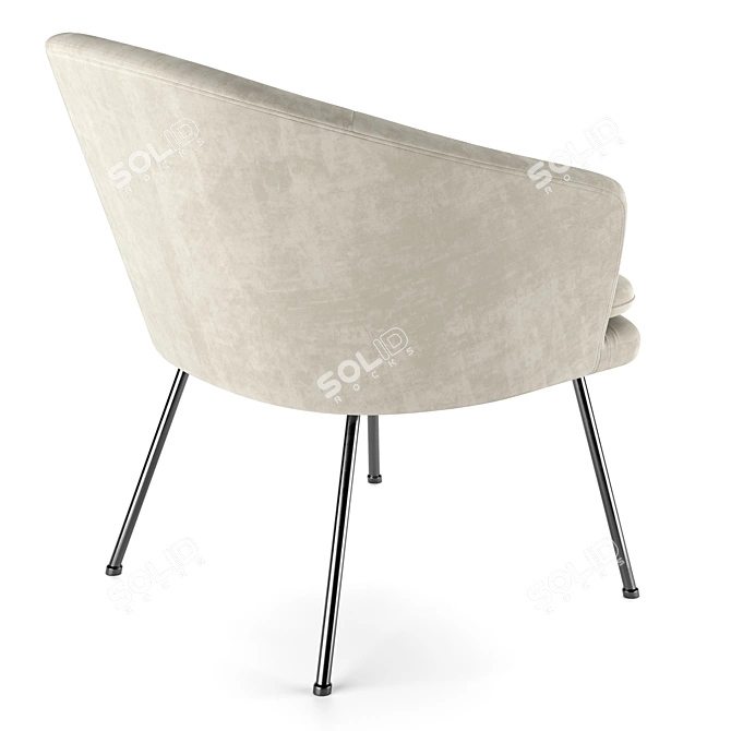 Modern Dexter Armchair 3D model image 3