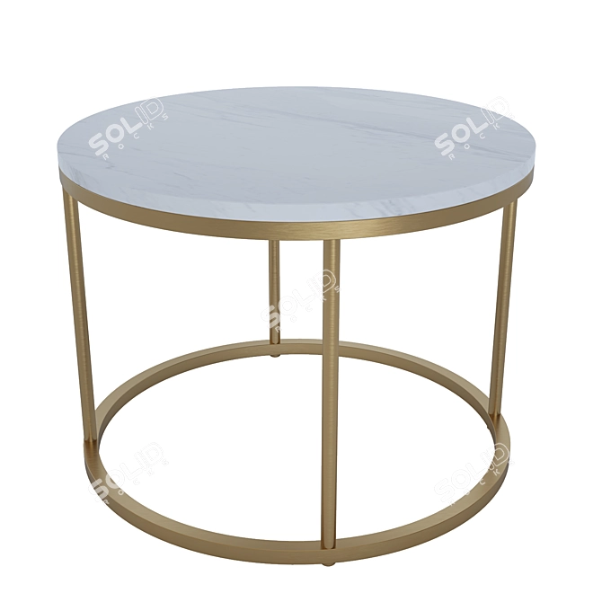 Elegance in Brass: Art. 26529 3D model image 1