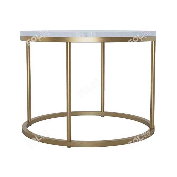 Elegance in Brass: Art. 26529 3D model image 2