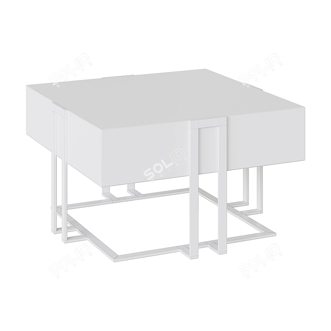 Sleek Cleo Coffee Table 3D model image 2