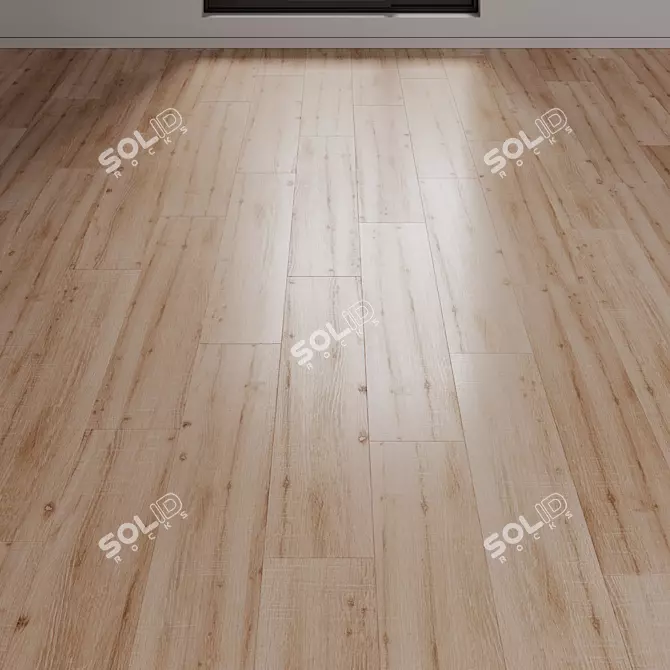 Porcelanosa ASCOT Arce & Teca: Beautiful Parquet Flooring 3D model image 3