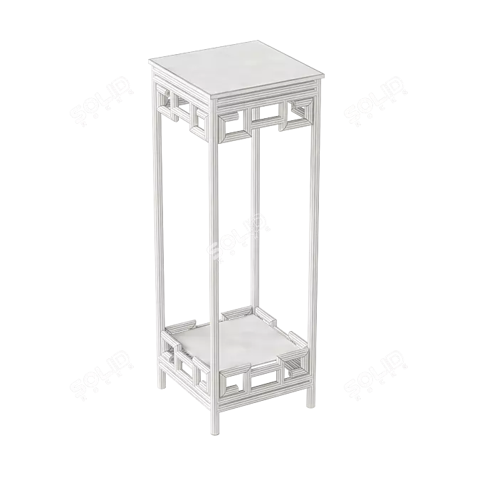 Elegant Niagora Column: Perfectly Proportioned 3D model image 2