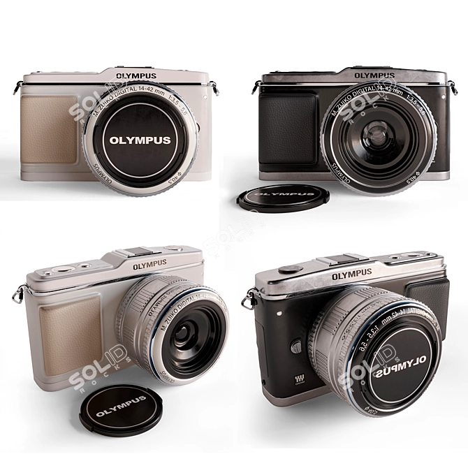 Olympus TurboSmooth Camera 3D model image 1