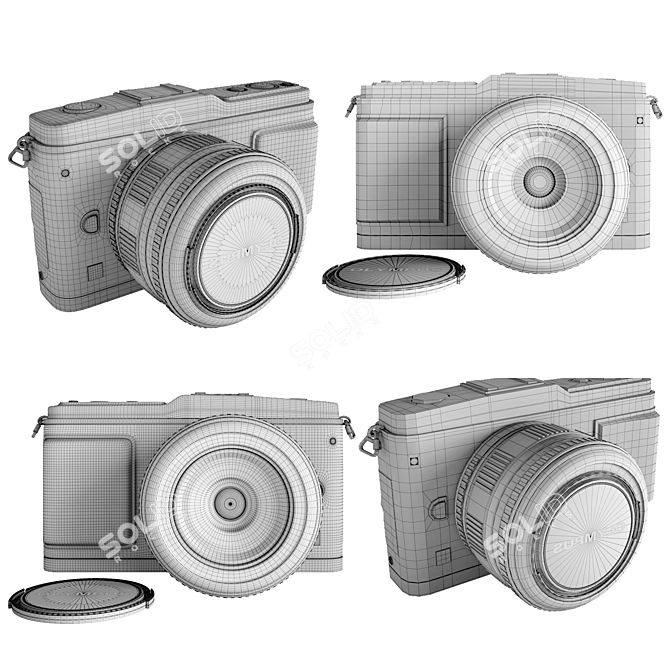 Olympus TurboSmooth Camera 3D model image 7