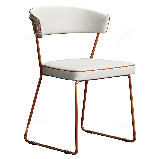 Customizable Ican Konyshev Chair 3D model image 1