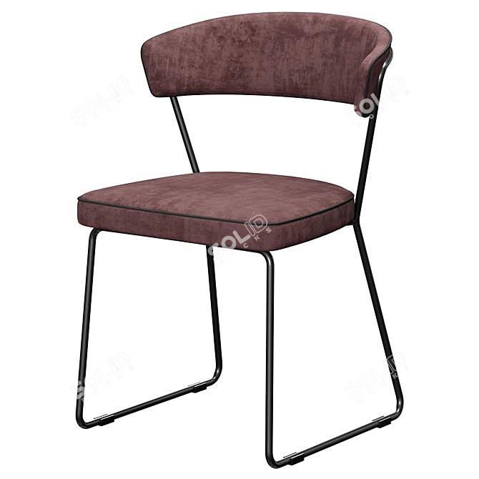 Customizable Ican Konyshev Chair 3D model image 2