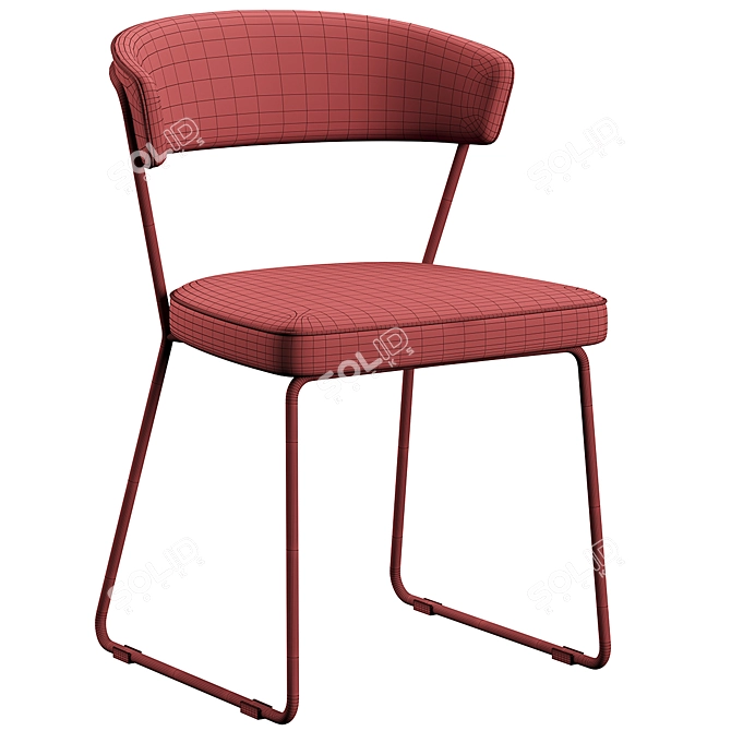 Customizable Ican Konyshev Chair 3D model image 6