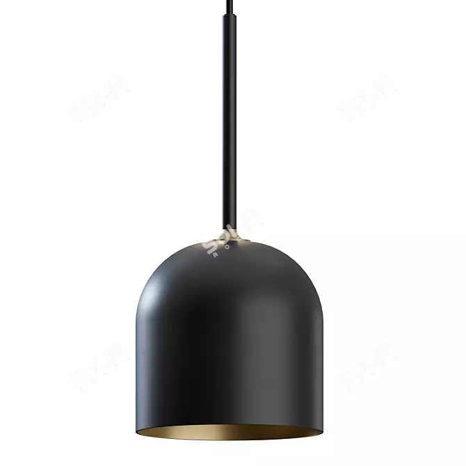 Contemporary Howard Pendant Design 3D model image 1