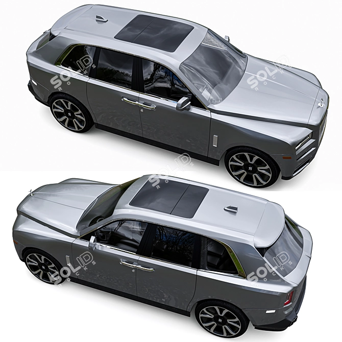 Luxury Rolls-Royce Cullinan: Premium Model 3D model image 3