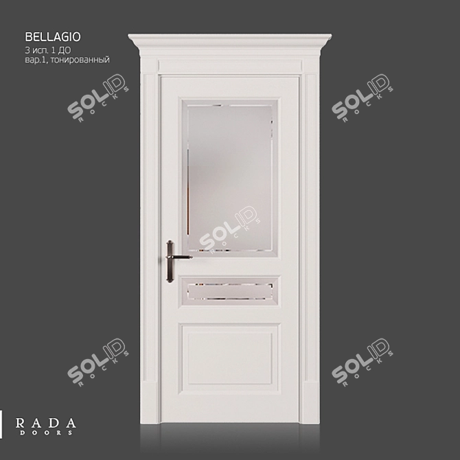 Bellagio Model 3 ISP. 1 DO - Luxurious Classic Style Interior Door 3D model image 2