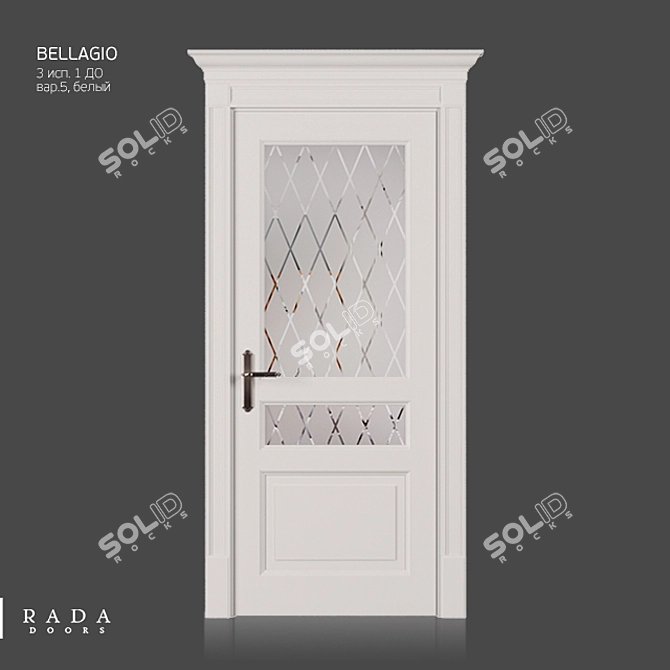 Bellagio Model 3 ISP. 1 DO - Luxurious Classic Style Interior Door 3D model image 4